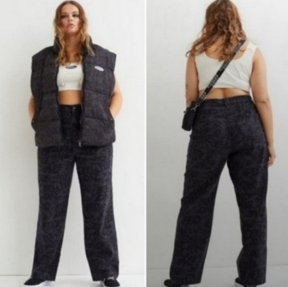 Absolutely ๐NO FEAR X H&M Collab Baggy Streetwear Jean in Black/Gray - Picture 3 of 17